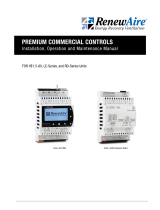 RenewAire Premium Controls Owner's manual