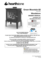 HearthStone Green Mountain 60 Owner's manual