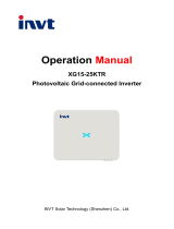INVT XG15-25KTR User manual