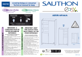 Sauthon AF191 Installation guide