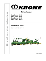 Krone BA EasyCollect 600-3/750-3/900-3/1050-3 Operating instructions