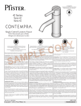 Pfister Contempra GT42-NC00 Instruction Sheet