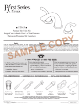 Pfister Pfirst Series 1T6-5100 Instruction Sheet