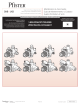 Pfister JX8-440P Maintenance Guide