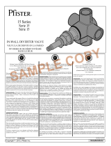 Pfister 015-IWDX Installation Instructions Manual