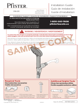 Pfister 016-LD3C Instruction Sheet