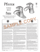 Pfister Parisa J42-AMFC Instruction Sheet