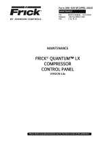 Frick QUANTUM LX Control Panel User guide
