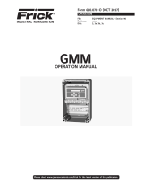 Frick GMM Operating instructions