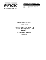 Frick AcuAir Quantum LX Operating instructions