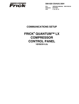 Frick QUANTUM LX Control Panel Installation guide