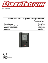 Lindy HDMI 2.0 18G Signal Analyser and Generator User manual