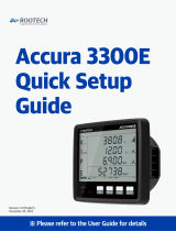 ROOTECH ACCURA 3300E Quick setup guide