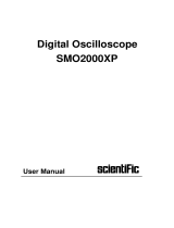 Scientific SMO2000XP Series Owner's manual