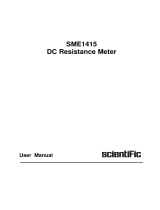 Scientific SME1415 Owner's manual