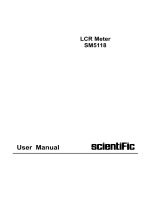 Scientific SM5118 Owner's manual