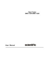 Scientific SME1130D Owner's manual