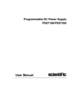 Scientific PSD7305 Owner's manual