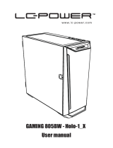 LC-Power Gaming 805BW User manual