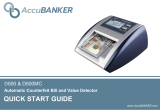 AccuBANKER D500 Quick start guide