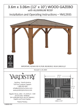 Yardistry12 x 10 Wood Gazebo