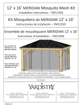 Yardistry12 x 20 Meridian Mosquito Mesh Kit