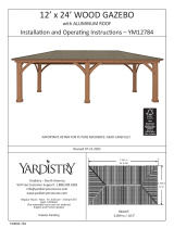 Yardistry12 x 24 Wood Gazebo