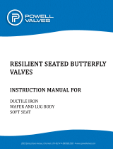 Powell Valves Resilient Seated Butterfly Valve User manual