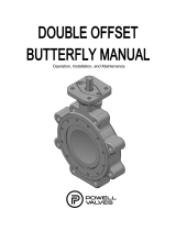 Powell Valves Double Offset Butterfly User manual