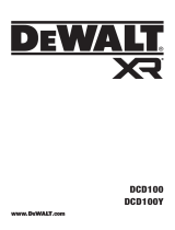 DeWalt DCD100P2T User manual