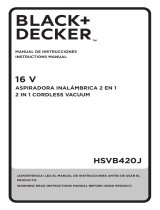 BLACK+DECKER HSVB420J User manual