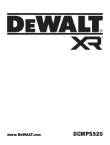 DeWalt DCMPS520N User manual