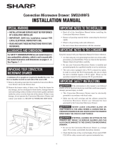 Sharp 1908424 Installation guide