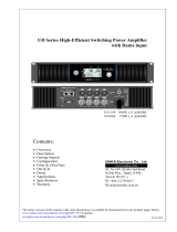 Unika UD-154 / UD-084 Owner's manual