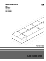 Liebherr COVE 210m (-/+) Assembly And Installation Instructions