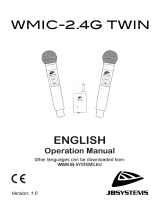 JB systems WMIC-2.4G TWIN Owner's manual