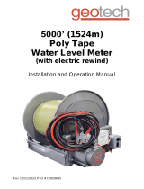 Geotech5000' ET-Poly Tape Electric Rewind Water Level Meter