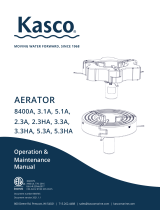 Kasco 2-5HP Surface Aerator Owner's manual