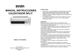 Svan SVCA4502LSP Owner's manual