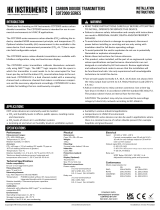 HK Instruments CDT2000 User manual
