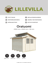 Lillevilla Lillevilla Oratuomi – 5,7 m² / 28mm Assembly Manual