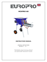 EUROPRO MIXPRO 60 PREMIUM continuous mixer User manual