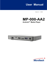 MicroTouch MP-000-AA2 User manual