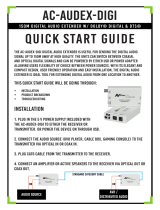 AVProEdge AC-AUDEX-DIGI Quick start guide