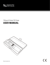 Bante Instruments TDSscan10 Pocket TDS Tester Owner's manual
