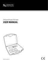 Bante Instruments TDSscan20 Pocket TDS Tester Owner's manual