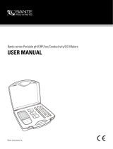 Bante Instrumentsseries Portable pH/ORP/Ion/Conductivity/DO Meter