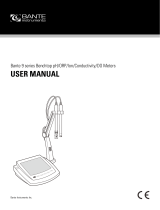 Bante Instruments 9 series Benchtop pH/ORP/Ion/Conductivity/DO Meter Owner's manual