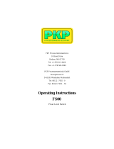 PKP FS00 Operating instructions