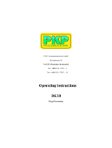 PKP DK10 Operating instructions